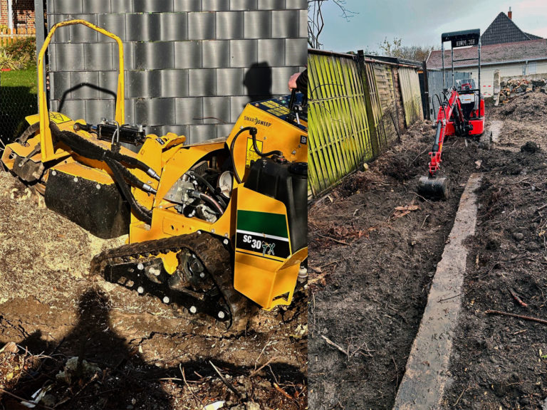 TSR-Maschinen-Fräse-Bagger